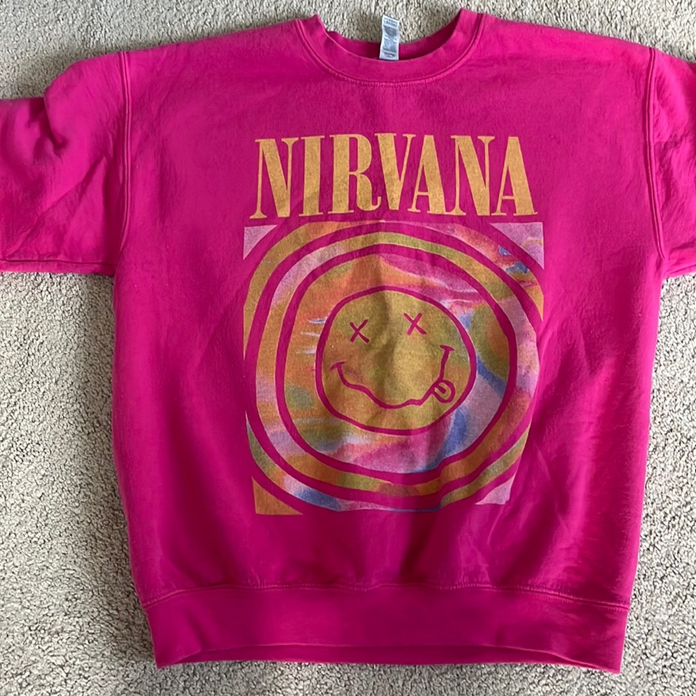 Pink Nirvana crewneck